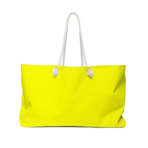 Weekender Tote Bag - Bright Yellow